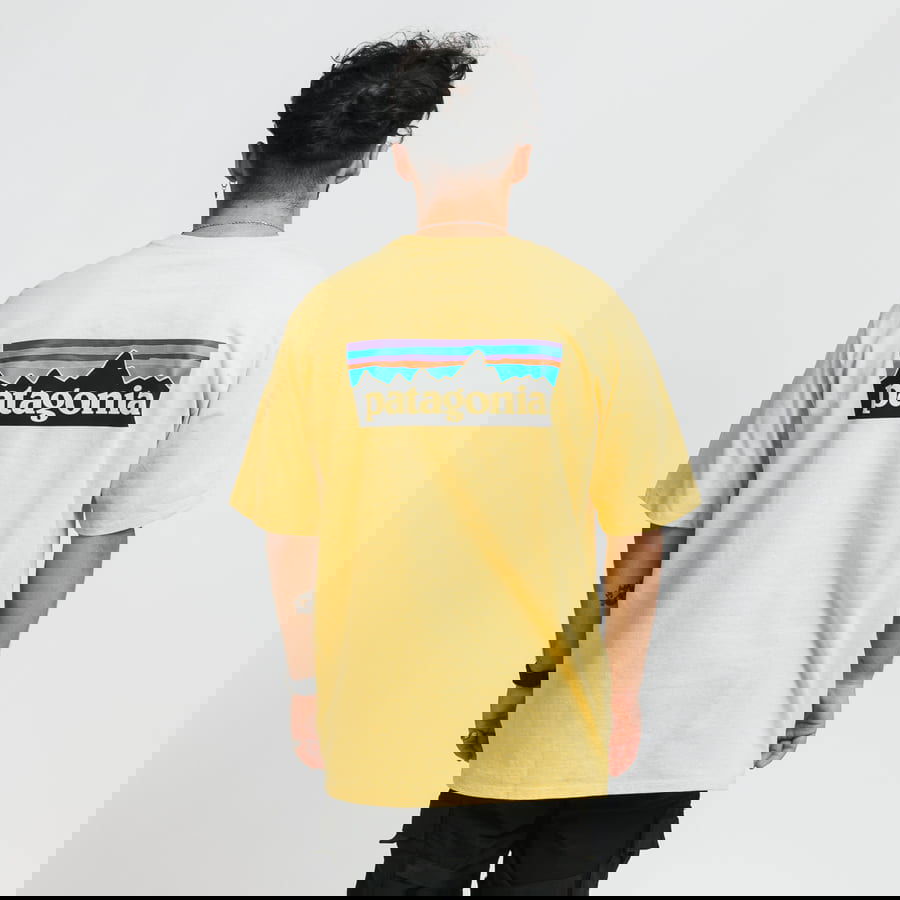 Тениска Patagonia M's P6 Logo Responsibili Tee Жълто | 38504 SUYE, 0