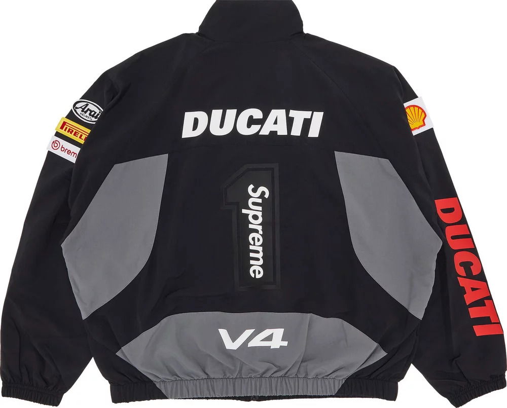 Яке Supreme Ducati x Track Jacket Black Черно | SS24J69 BLACK, 1