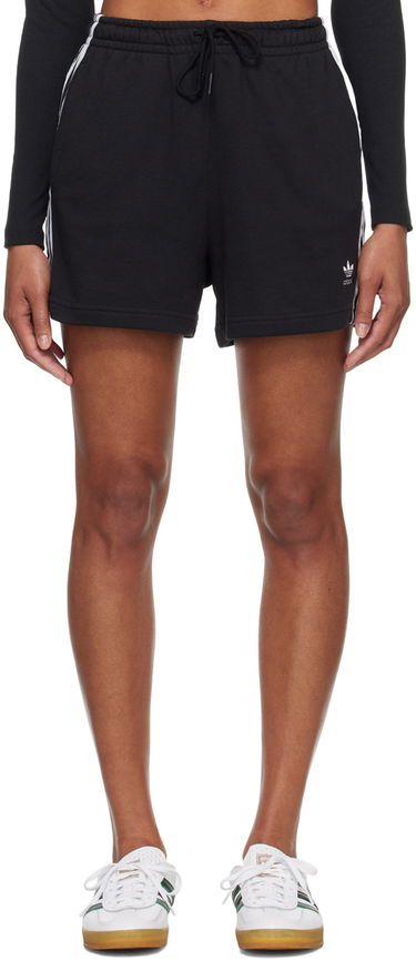Къси панталони adidas Originals Black 3-Stripes Shorts Черно | IU2517, 0