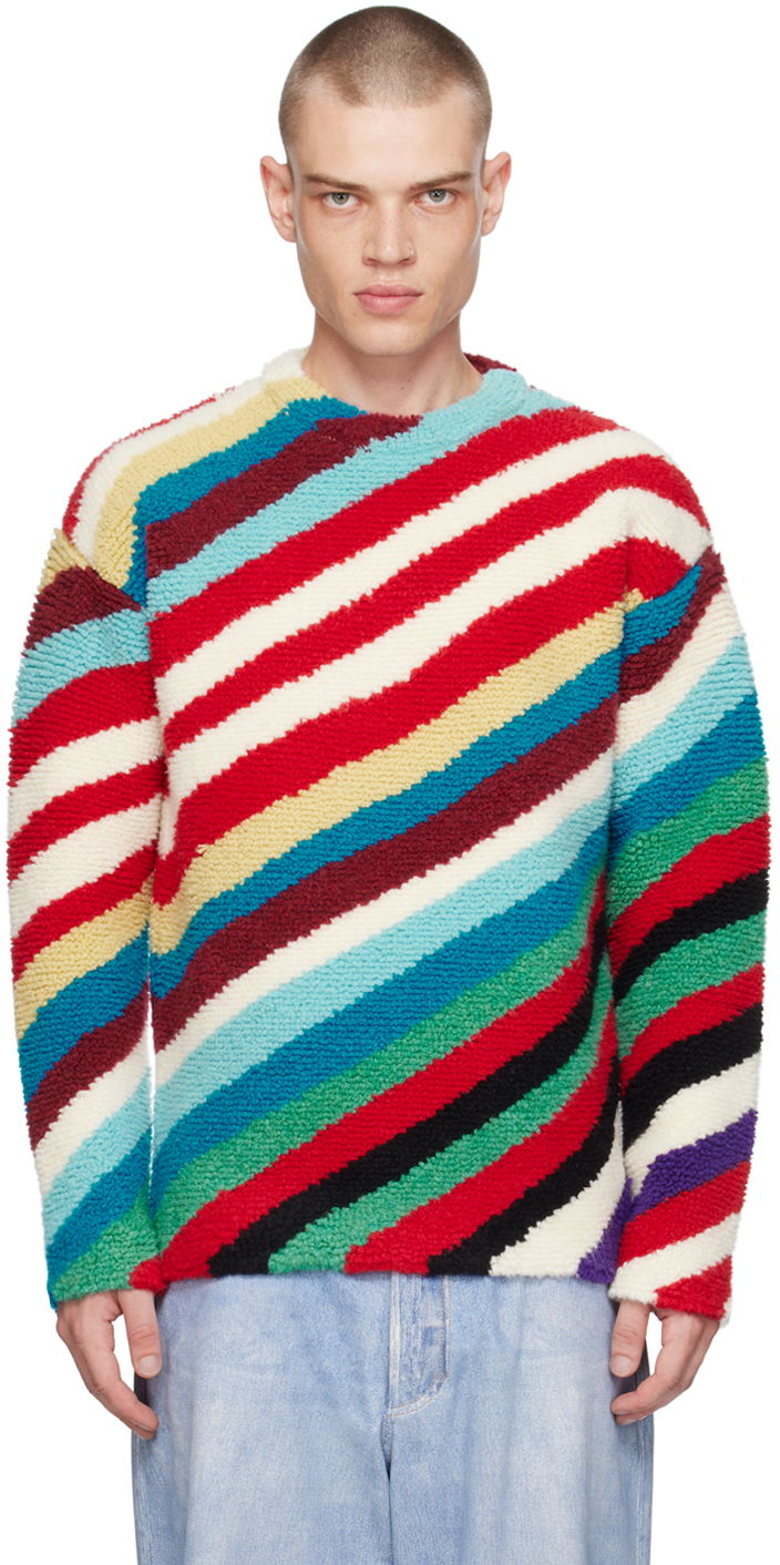 Пуловер Bottega Veneta Striped Sweater Многоцветен | 791666-V4AH0-8383