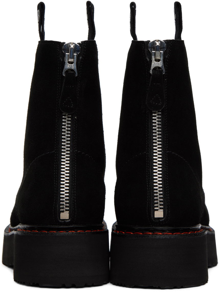 Облекло R13 R13 Single Stack Suede Boots Черно | R13WS025-S096C, 1