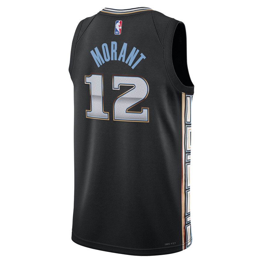 Фланелка Nike NBA Dri-FIT Ja Morant Memphis Grizzlies City Edition 2022 Swingman Jersey Черно | DO9598-010, 1