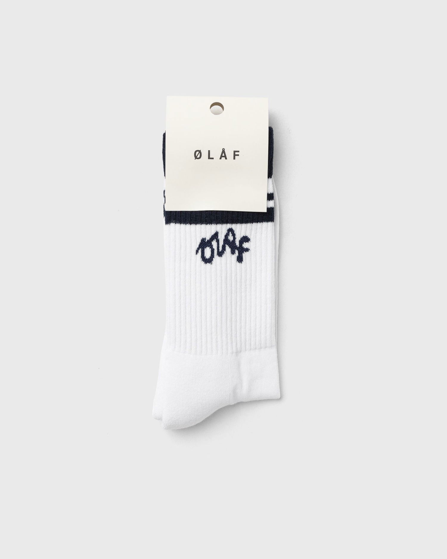 Чорапи ØLÅF Olaf Varsity Socks Бяло | A200819-OPTICAL-WHITE, 0