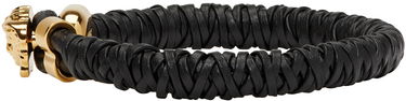 Гривна Versace Versace Woven Medusa Bracelet Черно | DG06691 DMTN, 2