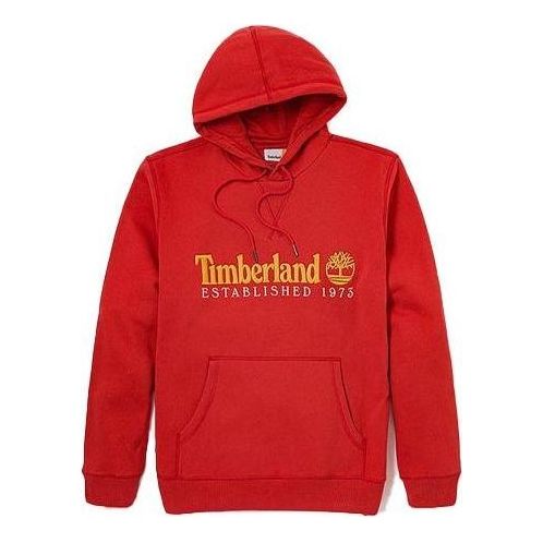 Суитчър Timberland Anniversary Drawstring Hoodie Червено | A2E2C-ED6