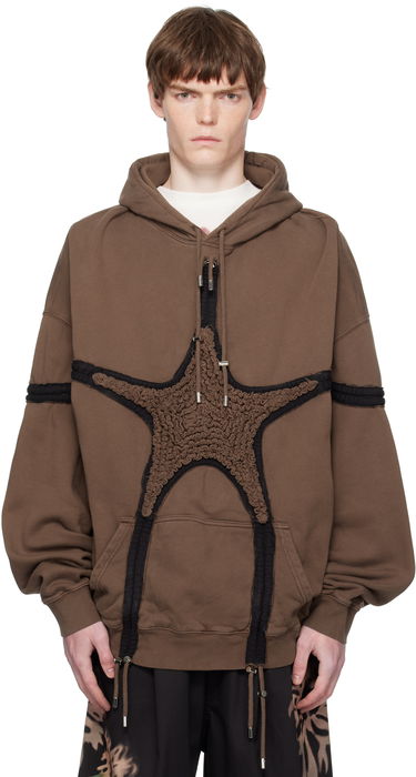 Суитчър Collina Strada Collina Strada Soft Star Hoodie Кафяво | XX8002, 0