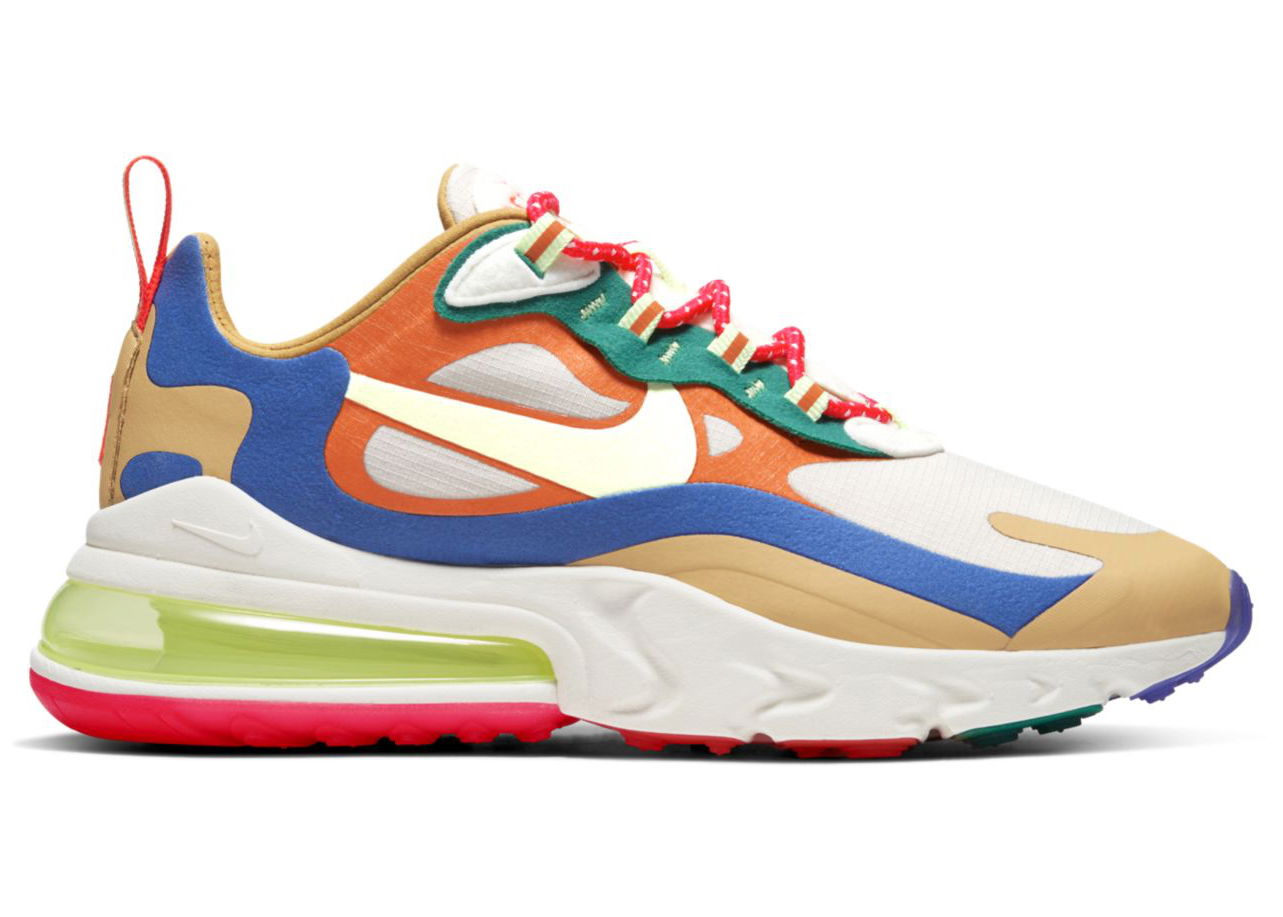 Кецове и обувки Nike Air Max 270 React Multi Color W Бежово | CQ4805-071, 0