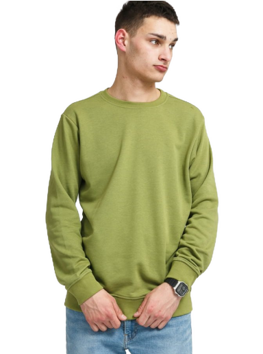 Пуловер Urban Classics Basic Terry Crewneck Зелено | TB3484 green