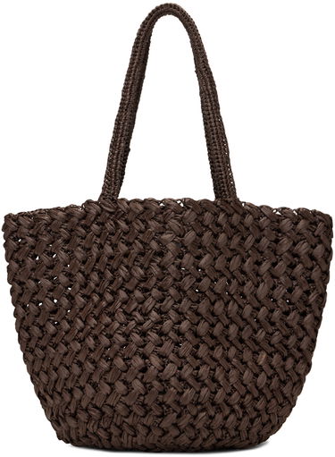 Голяма пазарска чанта The Row The Row Estelle Woven Tote Кафяво | W1655-W756, 0