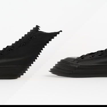Кецове и обувки Converse Chuck Taylor All Star Lift Platform Leather Hi Черно | A12969C, 0