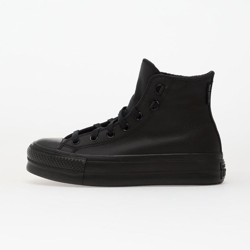 Кецове и обувки Converse Chuck Taylor All Star Lift Platform Leather Hi Черно | A12969C