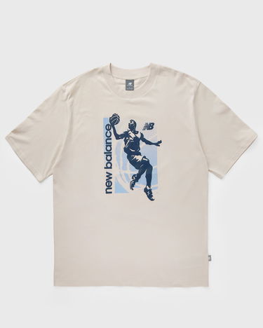 Тениска New Balance Basketball Graphic T-Shirt Бежово | MT51605-LIN, 1