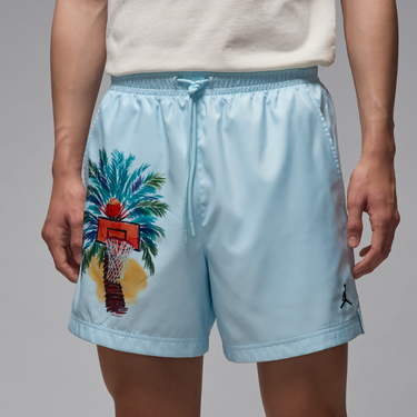Къси панталони Jordan Jordan Essentials Poolside Basketball Print Shorts Синьо | IB7276-474, 3