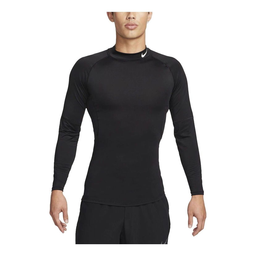 боди Nike Pro Dri-FIT Fitness Long Mock-Neck T-Shirt Черно | FB7909-010