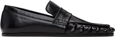 Кецове и обувки Jil Sander Jil Sander D-Ring Leather Loafers Черно | J15WR0026_P4835, 0