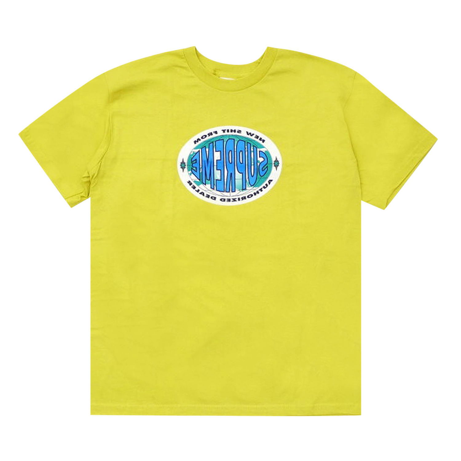 Тениска Supreme New Shit Tee Жълто | FW19T17 SULFUR, 1