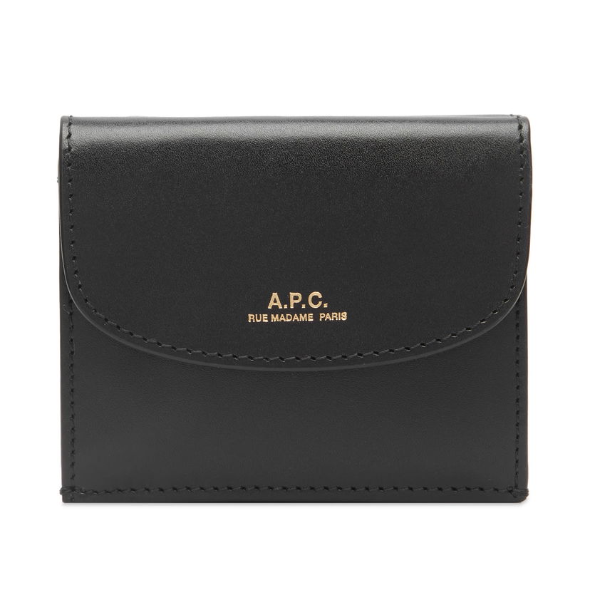 Портфейл A.P.C. Geneve Trifold Wallet Черно | PXBMW-F63483-LZZ