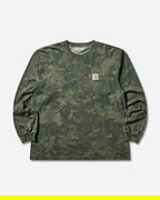 Camo Combi Garment Dyed Longsleeve T-Shirt