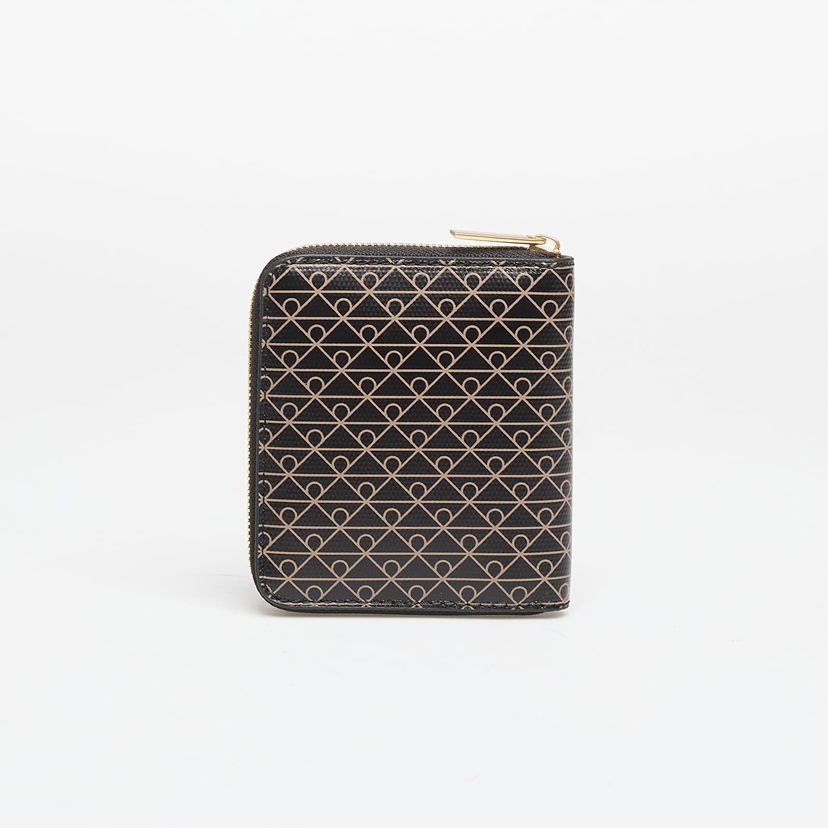 Портфейл CALVIN KLEIN Calvin Klein Emblem Aop Square Zip Around Wallet Черно | LV04F1089G 2XA