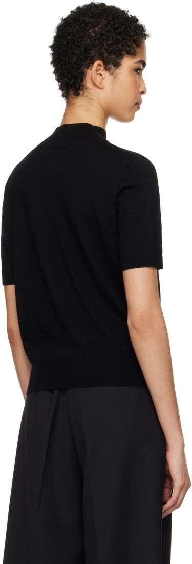 Фланелка Anine Bing Anine Bing Women's Monique Mock Neck Sweater Черно | A-09-9267-000, 2