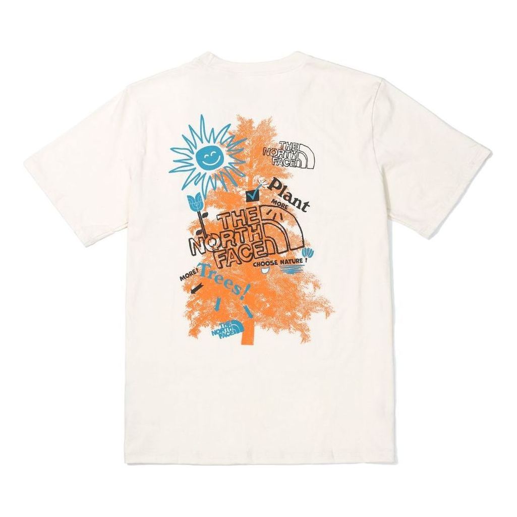 Тениска The North Face Short Sleeve Earth Day T-Shirt Бяло | NF0A812D-AI0, 0