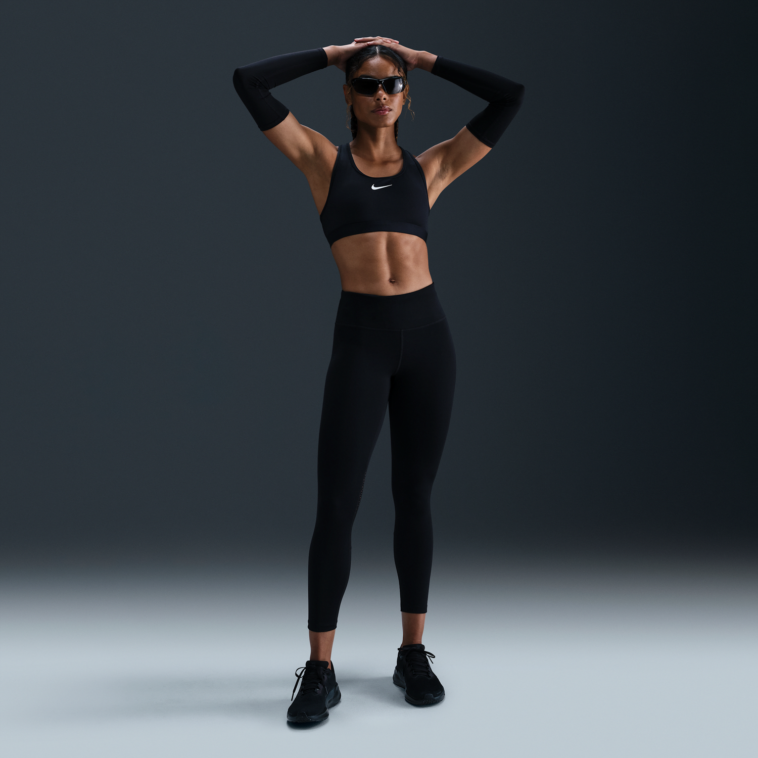 Сутиен Nike Nike Fast 7/8 Mid-Rise Leggings Черно | HV8900-010, 0
