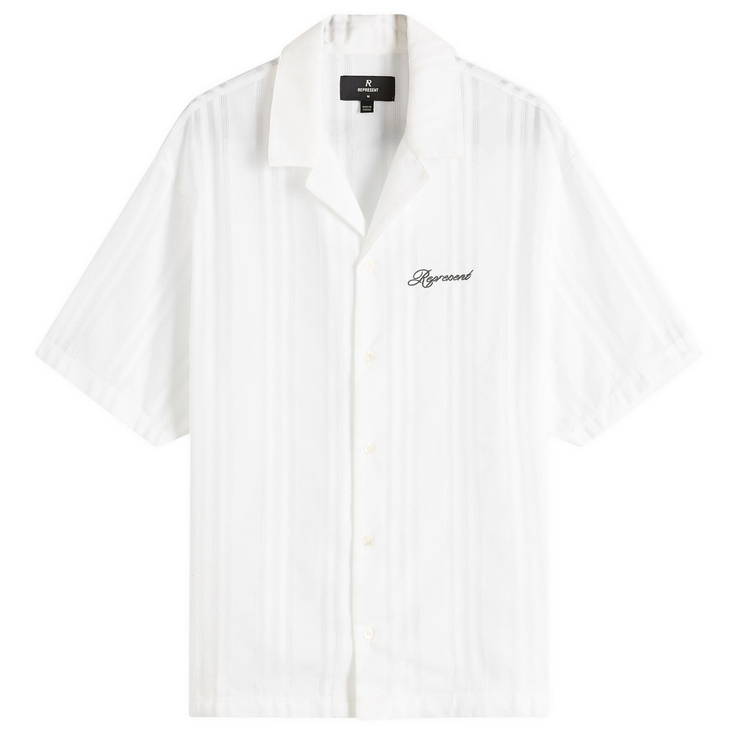 Риза Represent Clo Embroidered Bowling Shirt Бяло | MLM2967-31, 1