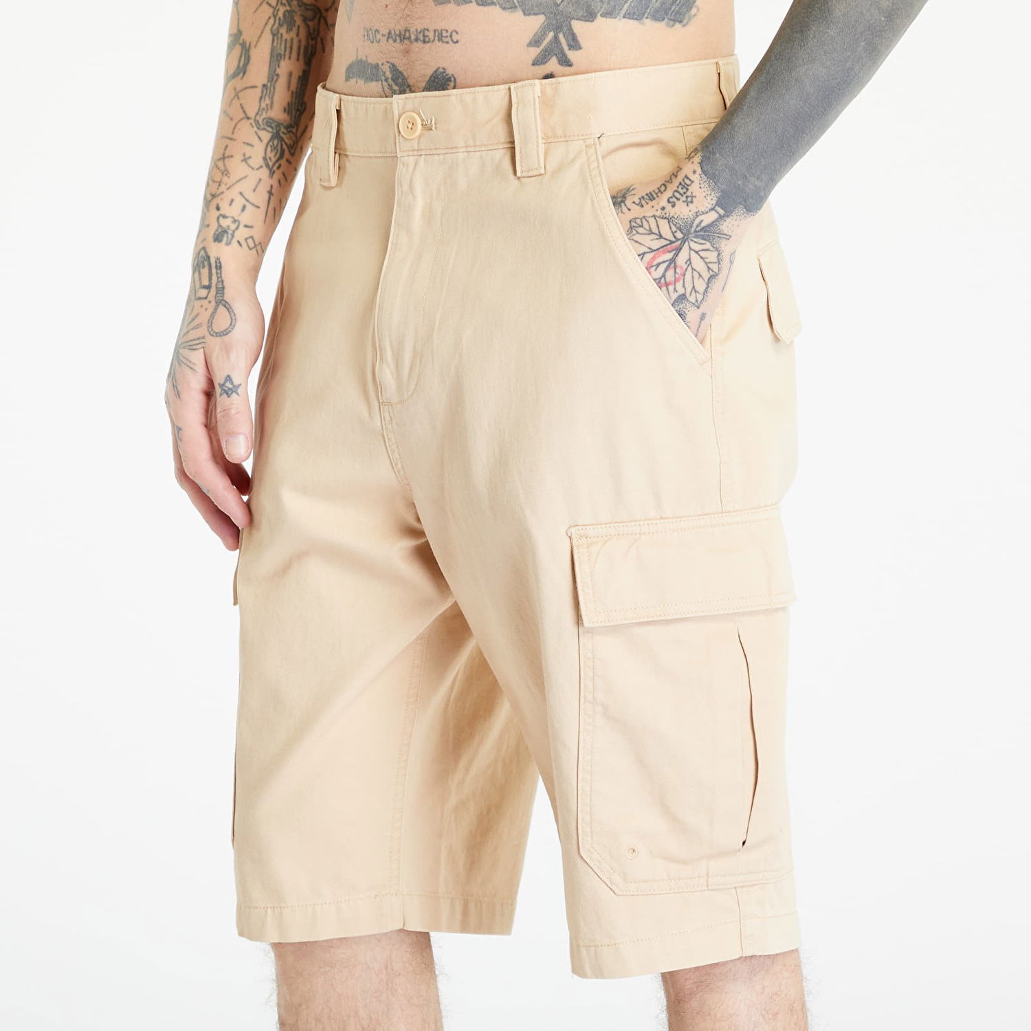 Къси панталони Tommy Hilfiger Aiden Baggy Cargo Shorts Бежово | DM0DM15974 AB4, 1