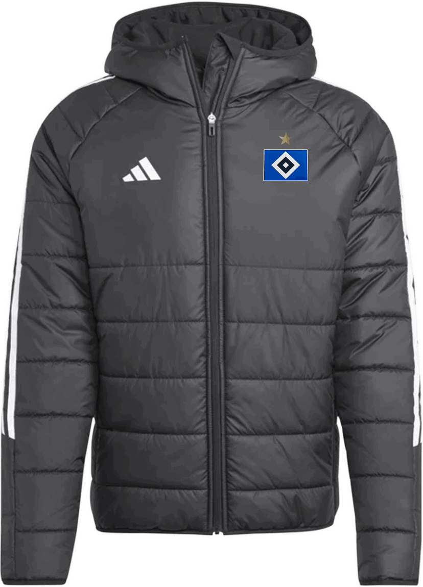 Пухо яке adidas Originals Hamburger SV Hooded Puffer Winter Jacket Черно | 6hsvij7388