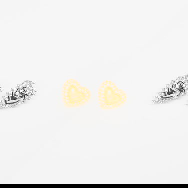 Обеци GUESS Beloved Heart Stud Earrings with Stones Многоцветен | JUBE05020JWYG-GOLD, 0