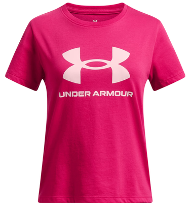 Тениска Under Armour Under Armour Big Logo Short Sleeve T-Shirt Розово | 1389756-681, 0