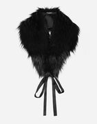 Dolce & Gabbana Faux Fur Tie Collar