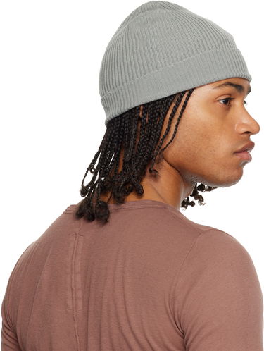Шапка Rick Owens Rick Owens Concordians Ribbed Beanie Сиво | RU02E1495 RIBM, 2