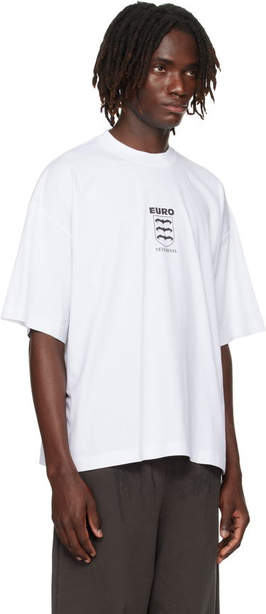 Тениска VETEMENTS Vetements Bats Logo Regular T-Shirt Бяло | UH76TR650W, 1