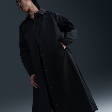 Дъждобран Nike Nike Sportswear Collection Loose Fit Twill Trench Coat Черно | HF9412-010, 3