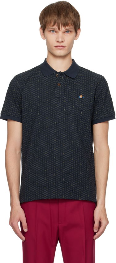 Поло тениска Vivienne Westwood Vivienne Westwood Classic Polo Тъмно синьо | 2H01000P-J009Q-, 0