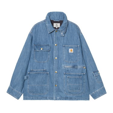 Яке Carhartt WIP Stone Washed Denim Chore Coat Синьо | A242054_6, 3