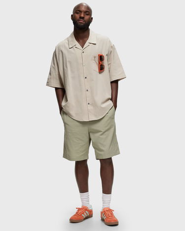 Риза AMI Paris CAMP COLLAR SHIRT Бежово | HSH219.CO0062-271, 1