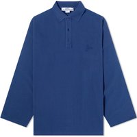 Поло тениска A.P.C. JW Anderson x Murray Oversized Pique Polo Tee Тъмно синьо | COGUZ-M26280-IAJ, 1