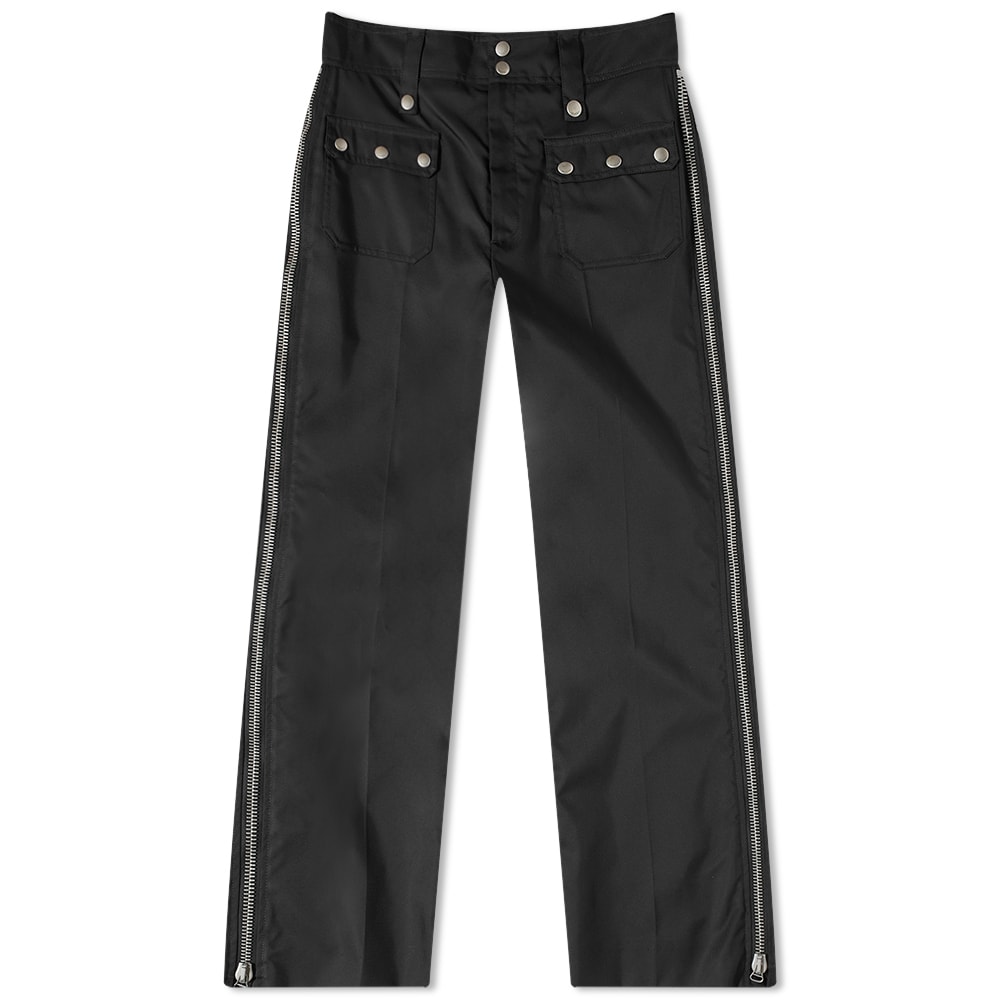 Панталони Gucci Catwalk Look Zip Pant Черно | 710432-ZAHLW-1000, 0