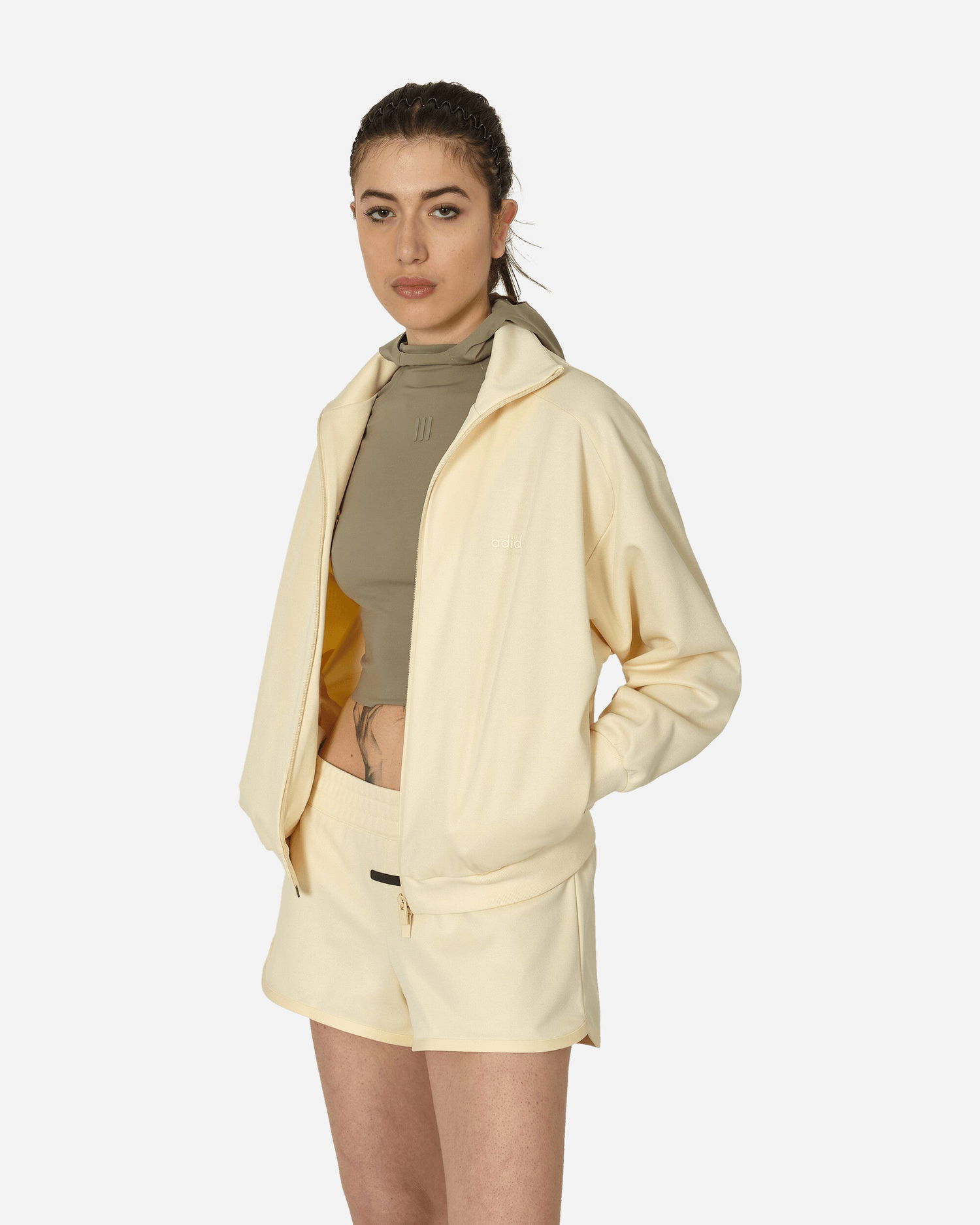 Суитчър adidas Originals Athletics Track Jacket Pale Yellow Бежово | IS8712 001, 0