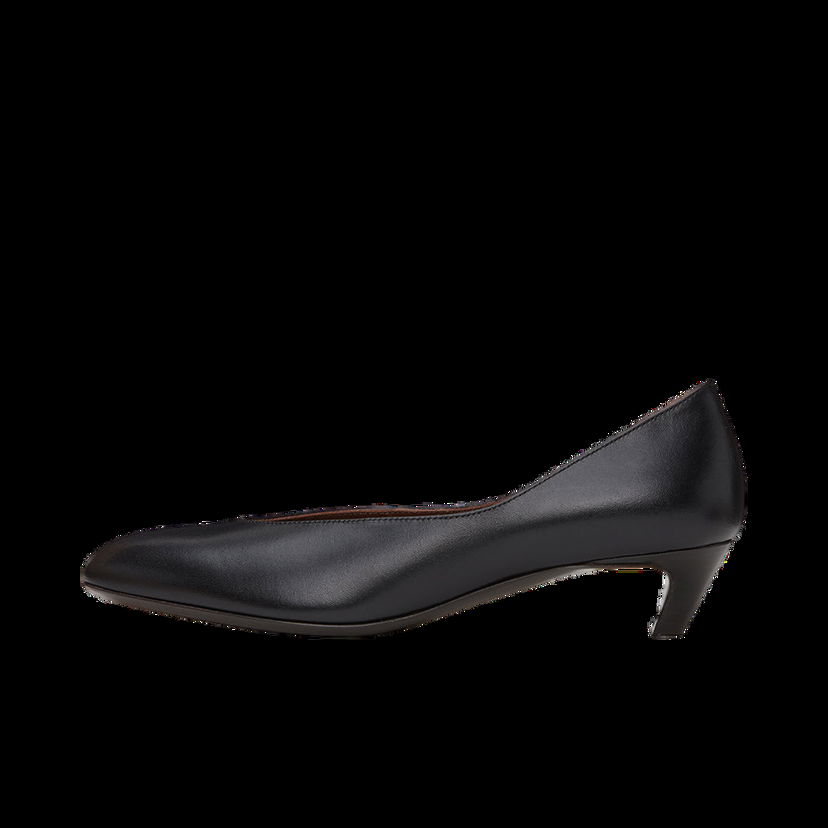 Кецове и обувки The Row Almond Leather Pumps Черно | F1353-L60