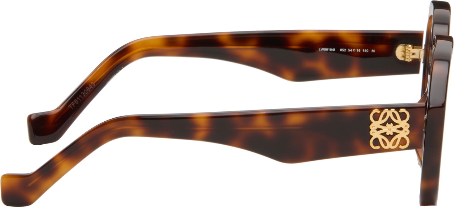 Слънчеви очила Loewe Oversized Anagram Tortoiseshell Acetate Glasses Кафяво | LW50104I@54052 192337240621, 1