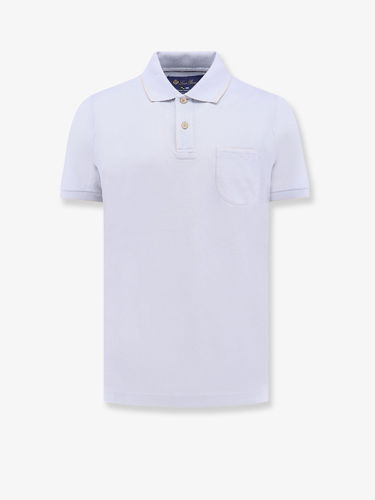 Поло тениска Loro Piana Polo Shirt Синьо | FAI048560GS, 0