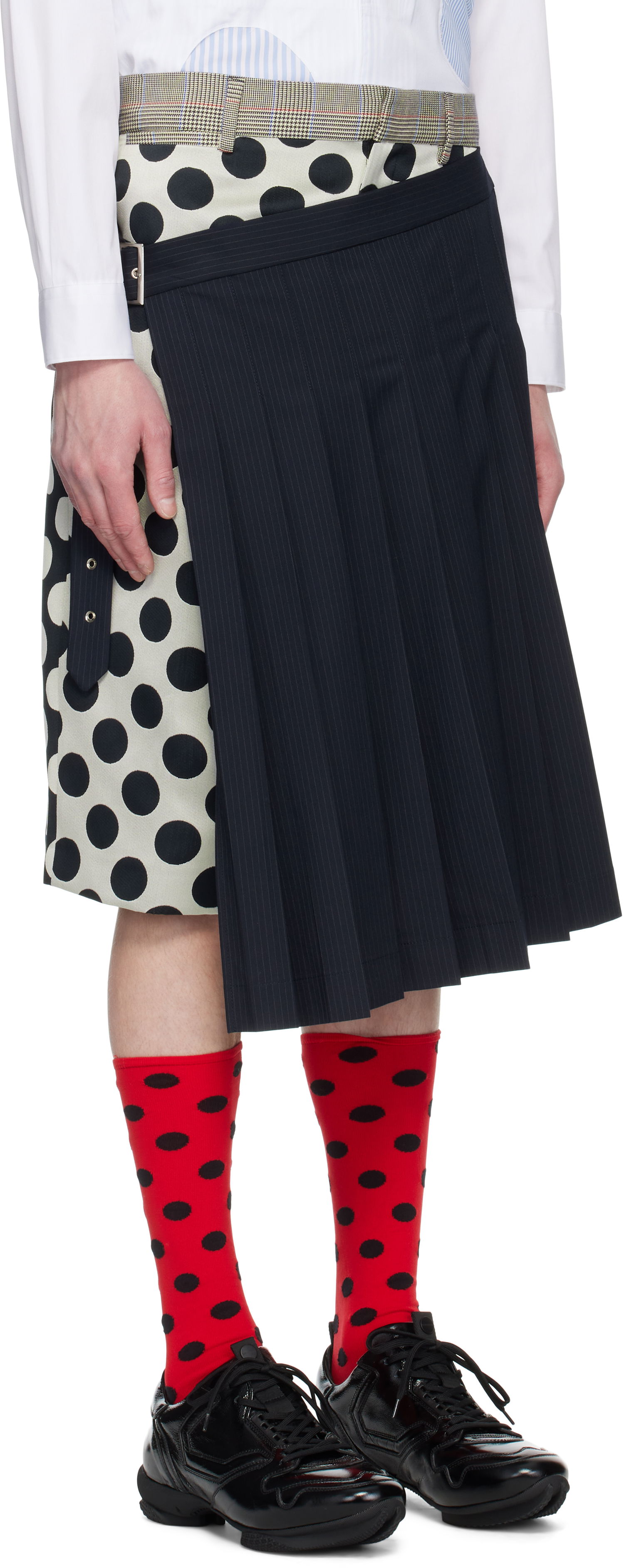 Пола Charles Jeffrey Loverboy Charles Jeffrey LOVERBOY Waisted Pleated Skort Тъмно синьо | 54040401, 1