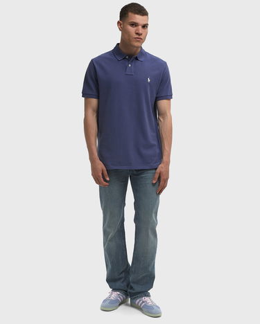 Поло тениска Polo by Ralph Lauren Ralph Lauren Short Sleeve Custom Slim Fit Polo Shirt Синьо | 710680784434, 2