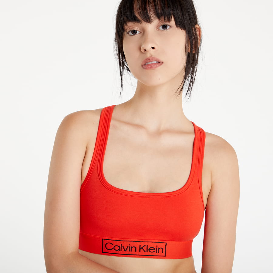 Сутиен CALVIN KLEIN Bralette Reimagined Heritage Червено | QF6768E XM9, 0