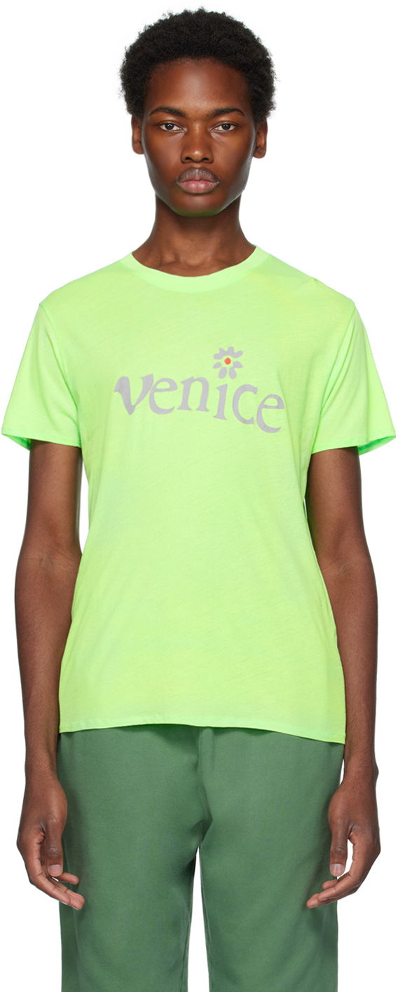 Тениска ERL 'Venice' Graphic T-Shirt Зелено | ERL06T012, 0
