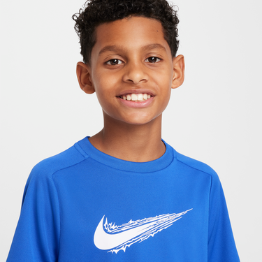 Тениска Nike Dri-FIT Multi Short Sleeve T-Shirt and Shorts Set Синьо | HF8100-480, 2