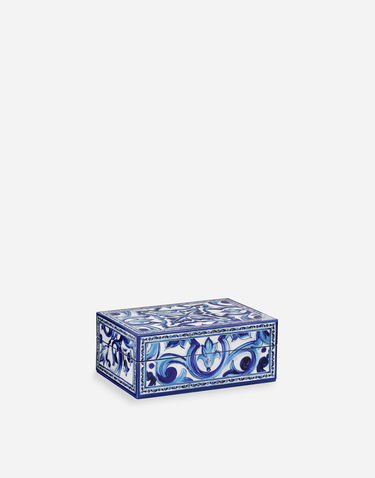 Домашен декор Dolce & Gabbana Dolce & Gabbana Small Decorated Plexiglass Box Синьо | TCC202TCAMYUB008, 2